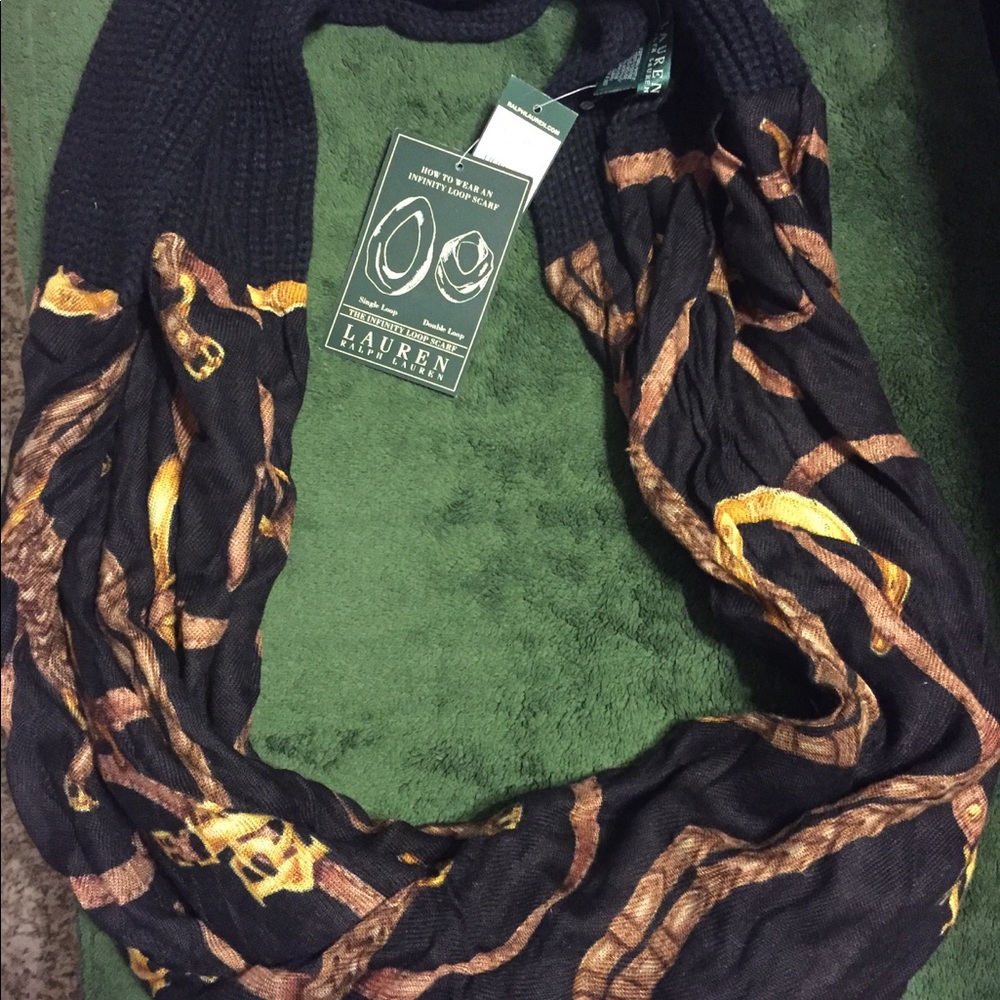 Ralph Lauren Bit & Bridle Infinity Scarf
